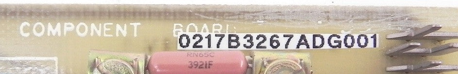 GE Component Board 0217B3267AD G001 - Advance Operations