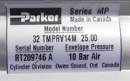 Parker Pneumatic Cylinder 32 TMPRV14M 25.00 - Advance Operations