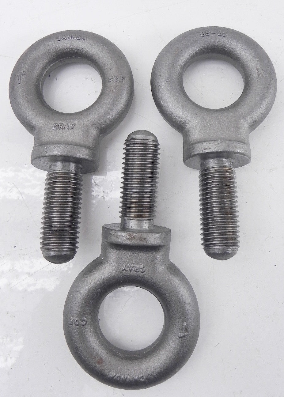 Gray Eye Shoulder Bolt Forged 1" (Lot of 3) - Advance Operations