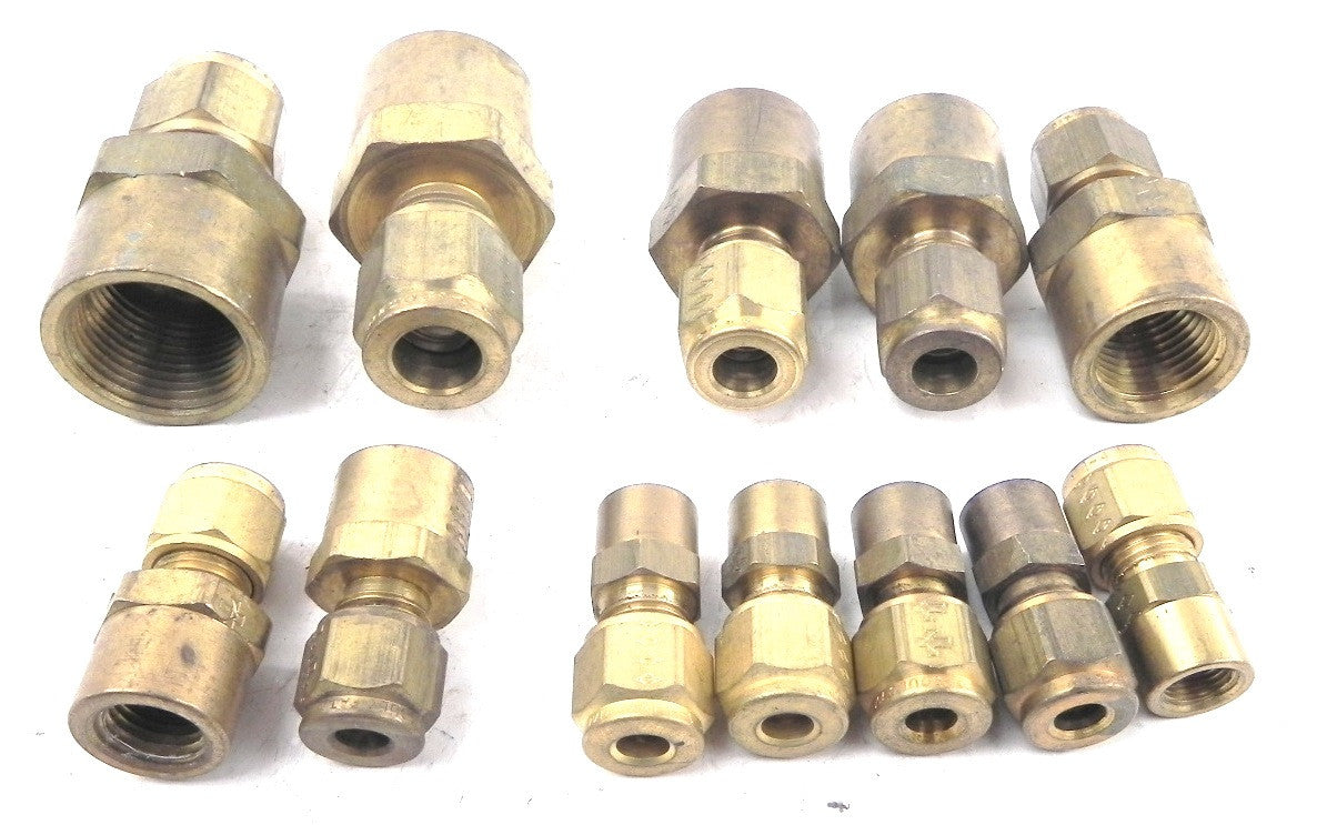 Imperial Brass Compression Union 1/8" up to 3/4" (12) - Advance Operations