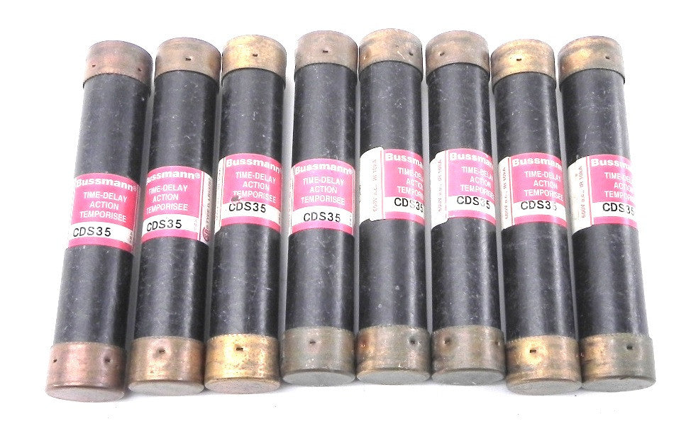 Bussman Time Delay Fuse CDS35 (Lot of 8) - Advance Operations