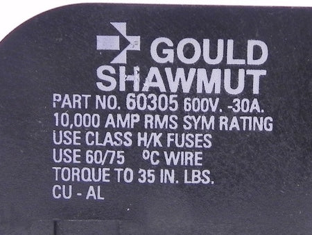 Gould Shawmut 12 Slot Fuse Holder 60305 (Lot of 4) - Advance Operations