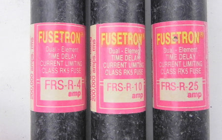 Bussmann Fusetron Time Delay Fuse FRS  (Lot of 11) - Advance Operations