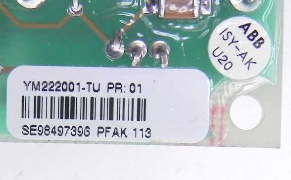 ABB Amplifier Board YM222001-TU PFAK 113 - Advance Operations