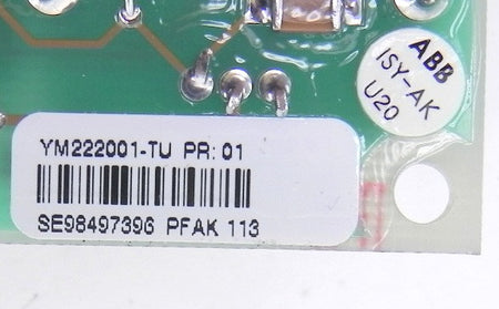 ABB Amplifier Board YM222001-TU PFAK 113 - Advance Operations