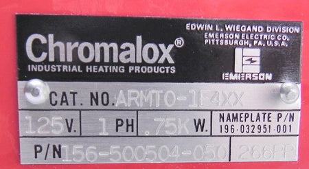 Chromalox Heating Element ARMT0-1F4 156-500504-050 - Advance Operations