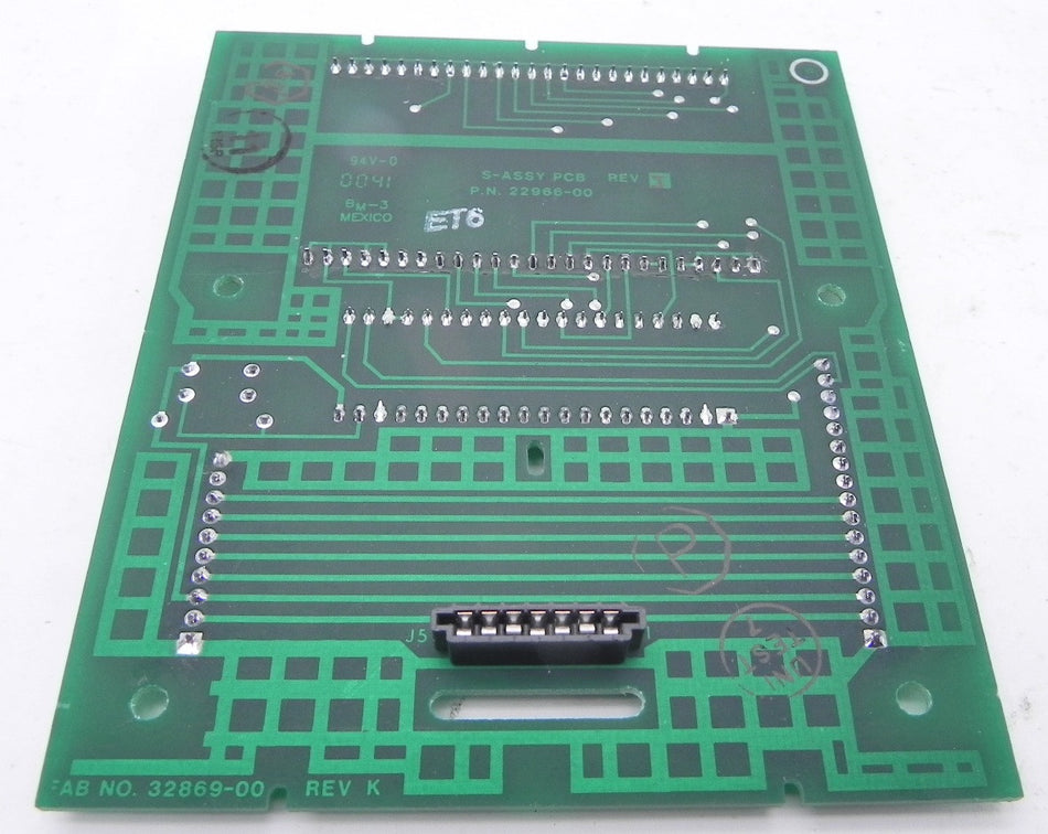 Rosemount Analytical PCB Display 22966-00 Rev J - Advance Operations
