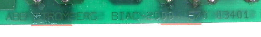 ABB Stromberg PC Board BIAC-2000 570 03401 - Advance Operations