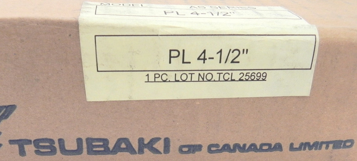 Tsubaki Power Lock AS Series Model PL 4-1/2" AS - Advance Operations