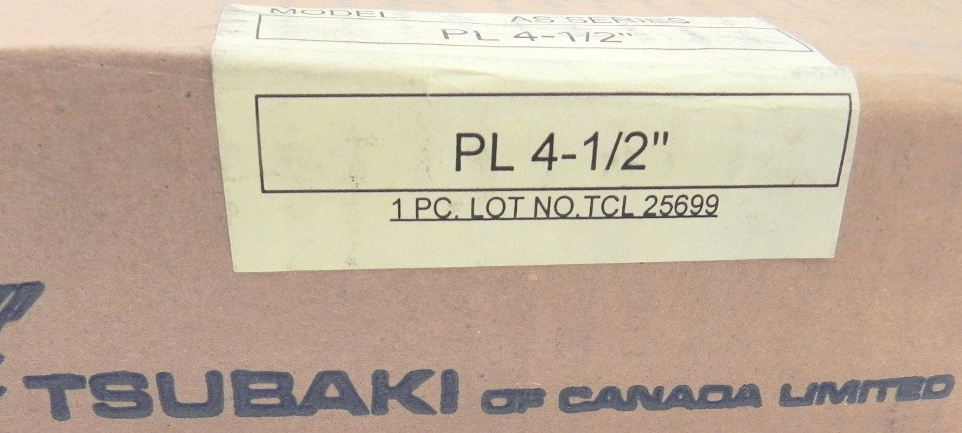 Tsubaki Power Lock AS Series Model PL 4-1/2" AS - Advance Operations
