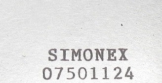 Simonex Slitter Cutting Blade Single Bevel Sharp 07501124 7-7/8" - Advance Operations