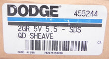Load image into Gallery viewer, Dodge Two (2) Grooves QD Sheave 5V 5.5 SDS 455244 - Advance Operations
