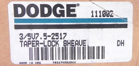 Dodge Three Grooves Taper-Lock Sheave  3 / 5V7.5 -2517 - Advance Operations