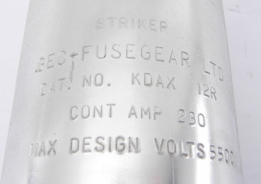 Gec Alsthom  Fuse KDAX 12R - Advance Operations