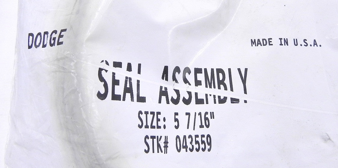Dodge Pillow Block Seal Assembly 043559  5-7/16" (2) - Advance Operations