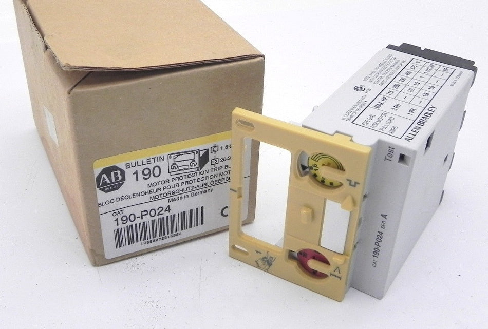 Allen-Bradley Motor Protection Trip Block  190-P024 - Advance Operations