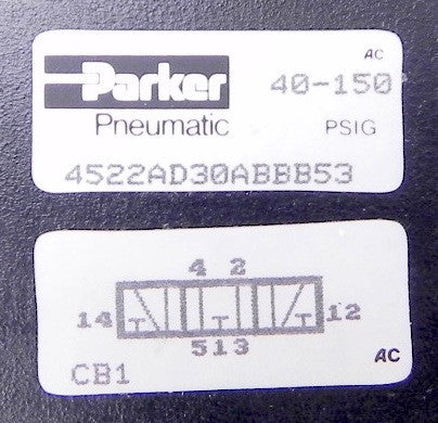 Parker Pneumatic Control Valve 4522AD30ABBB53 - Advance Operations