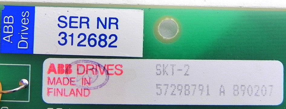 ABB Stromberg Drive Terminal Board SKT-2 - Advance Operations