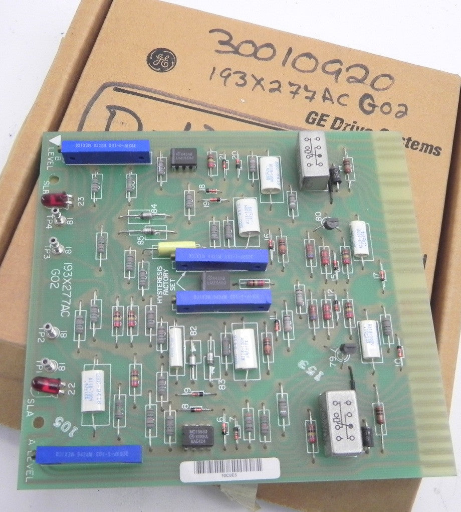 GE Signal Level Detector Board  193X277AC G02 - Advance Operations