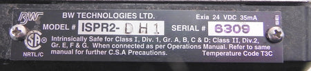 BW Technologies  I.S. Plant Rat H2S ppm  ISPR2-DH1 - Advance Operations