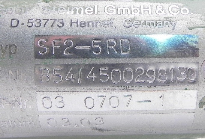 Gebr. Steimel  Oil Gear Pump  SF2-5RD New - Advance Operations