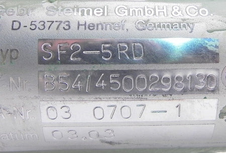 Gebr. Steimel  Oil Gear Pump  SF2-5RD New - Advance Operations