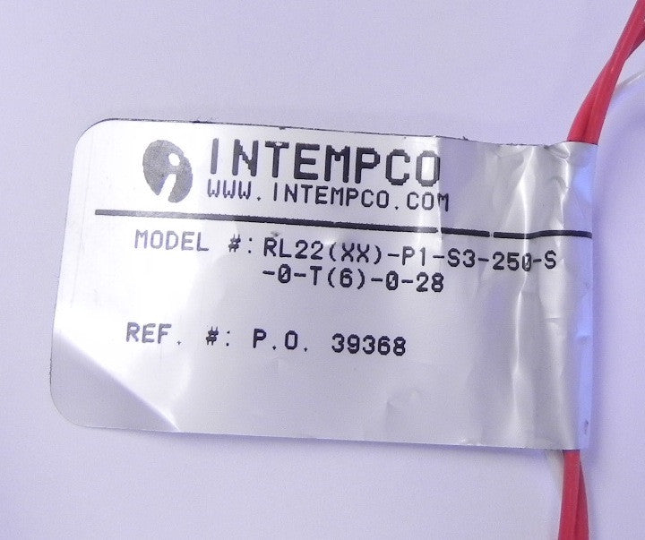 Intempco Temperature Probe RL22-P1-S3-250-S-0-T(6)-0-28 - Advance Operations