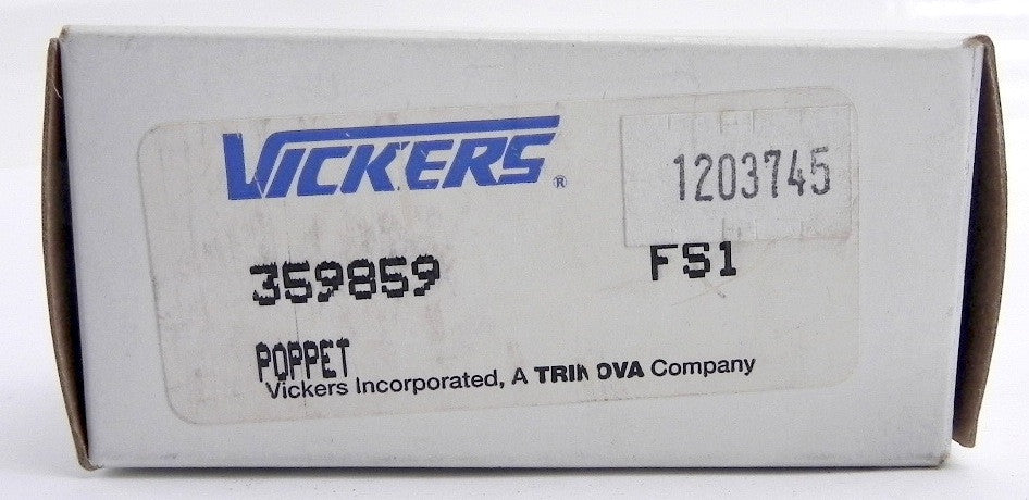 Vickers Poppet 359859  FS1 - Advance Operations