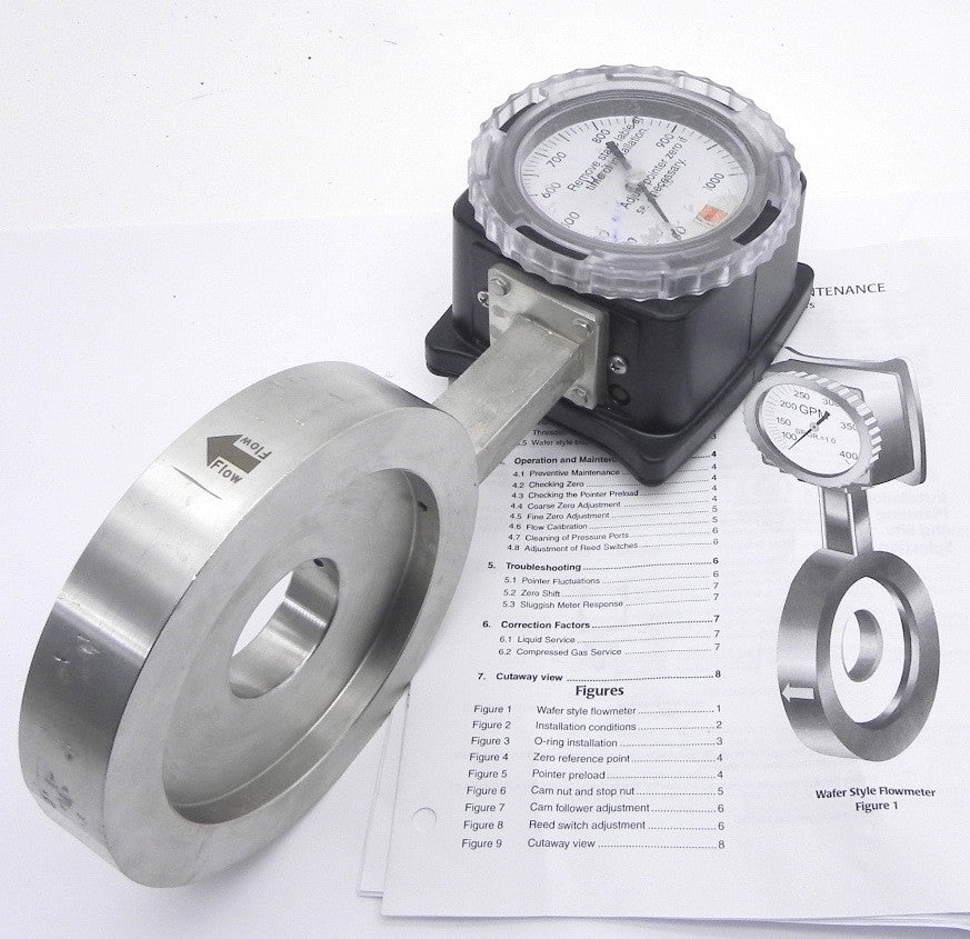 Kobold Wafer Flowmeter RCM-5334D1S2-VUR Mint Condition - Advance Operations