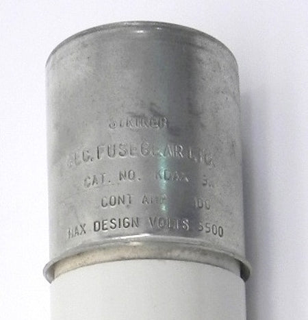 Gec Alsthom  Current Limiting H.R.C. Fuse  KDAX 3R - Advance Operations