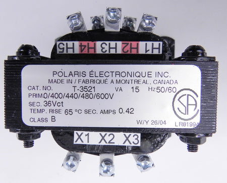 Polaris Electronique Transformer T-3521 - Advance Operations