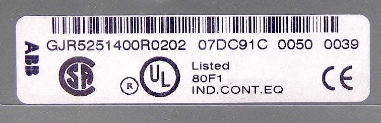 ABB Advant Controller 31 GJR5251400R0202  07 DC 91 - Advance Operations