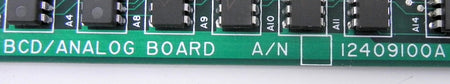 Toledo BCD / Analog Board 12409100A - Advance Operations