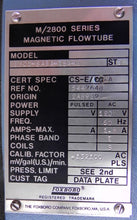 Load image into Gallery viewer, Foxboro Magnetic Flowmeter 2801-SABA-TSA-G  1&quot; - Advance Operations
