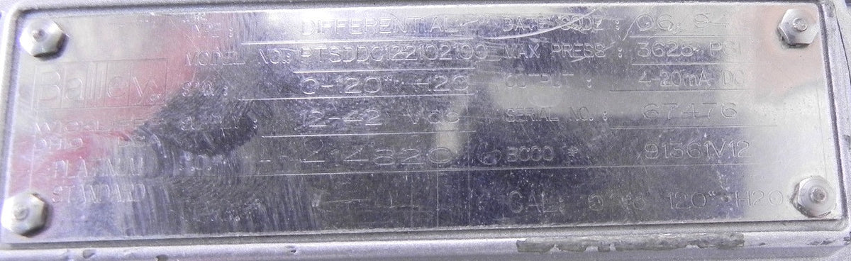 ABB Bailey Differential Transmitter  PTSDDC122102100 - Advance Operations