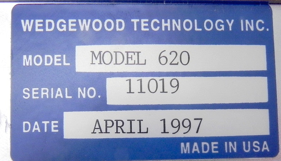 Wedgewood Conductivity Temperature Monitor Model 620 - Advance Operations