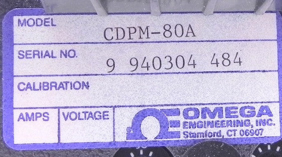 Omega Conductivity Analyser Monitor CDPM-80A NEW + Warranty - Advance Operations