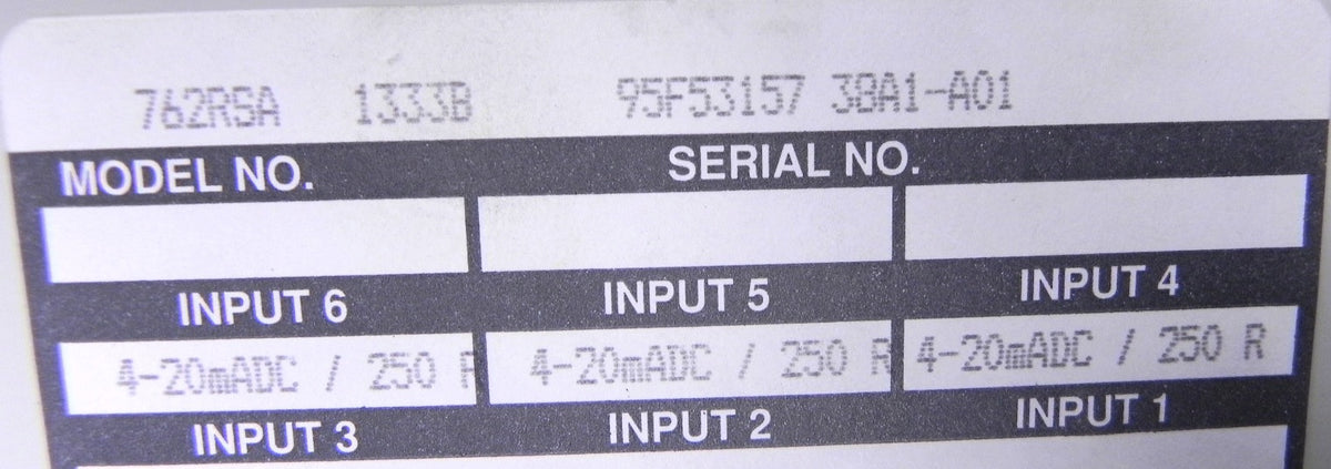 Foxboro Digital Chart Recorder  762RSA 1333B - Advance Operations