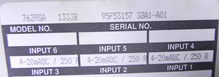 Foxboro Digital Chart Recorder  762RSA 1333B - Advance Operations