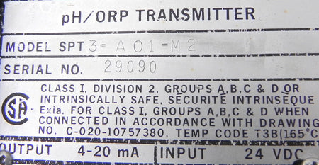 Beckman pH Transmitter SPT3-AO1-M2 - Advance Operations