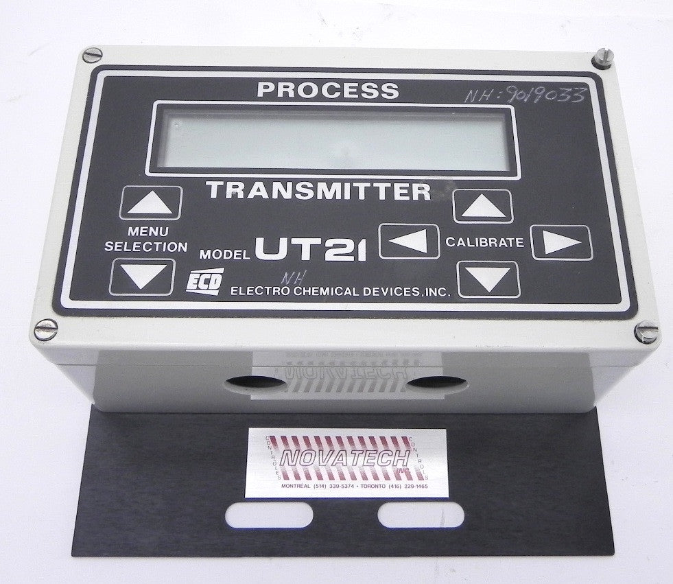 Electro chemical Process  Transmitter Model UT21 - Advance Operations