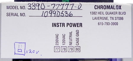 Chromalox Multiloop Controller 3390-77777-0 - Advance Operations