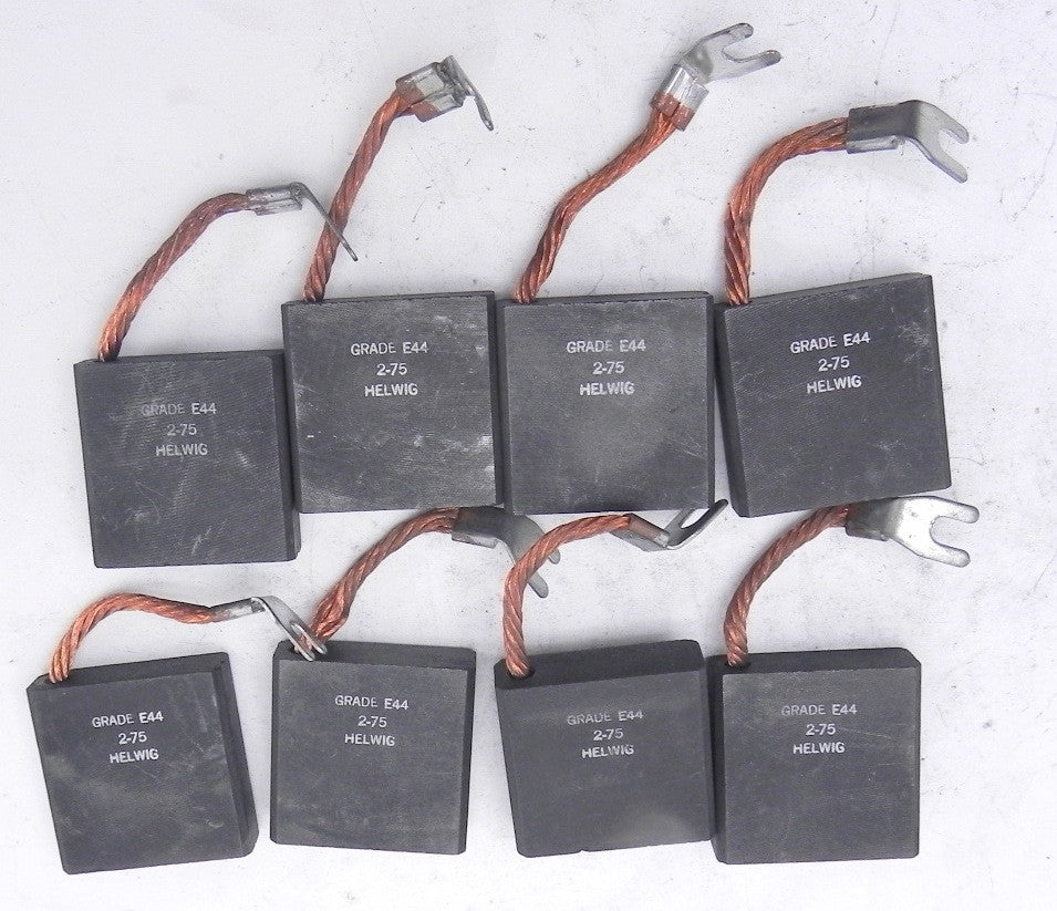 Helwing Motor Brush 2-75 Grade E44 (Lot of 8) - Advance Operations