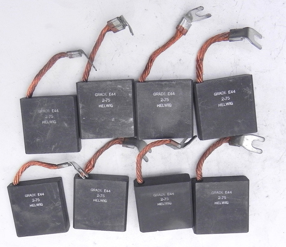 Helwing Motor Brush 2-75 Grade E44 (Lot of 8) - Advance Operations