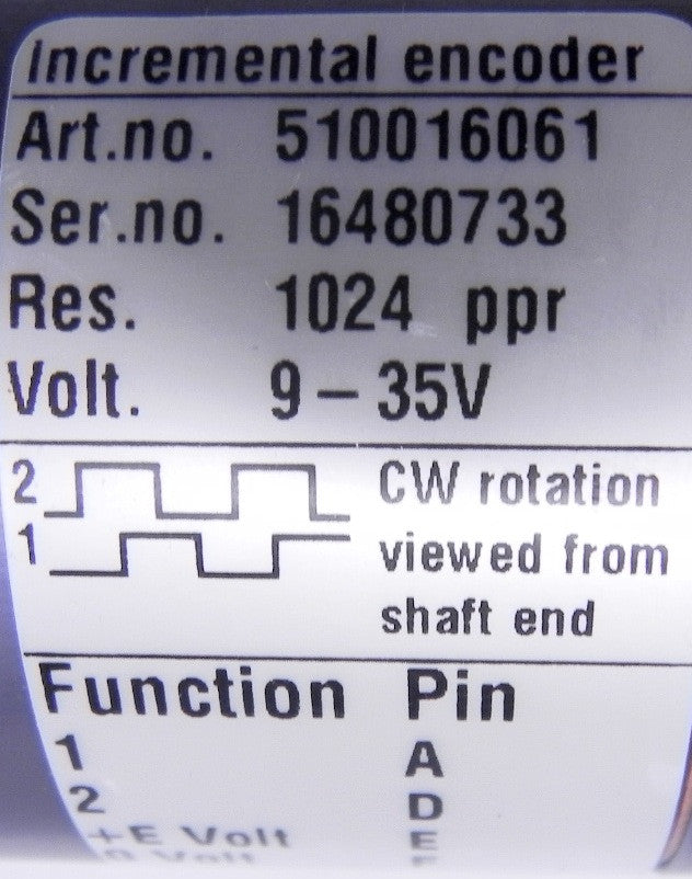 Leine & Linde Incremental Encoder  510016061 - Advance Operations