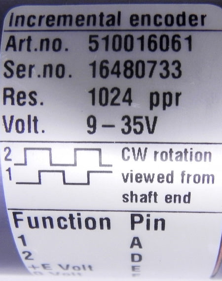 Leine & Linde Incremental Encoder  510016061 - Advance Operations