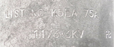 English Electric Striker Fuse  K5EA 75A 11/6-6KV - Advance Operations