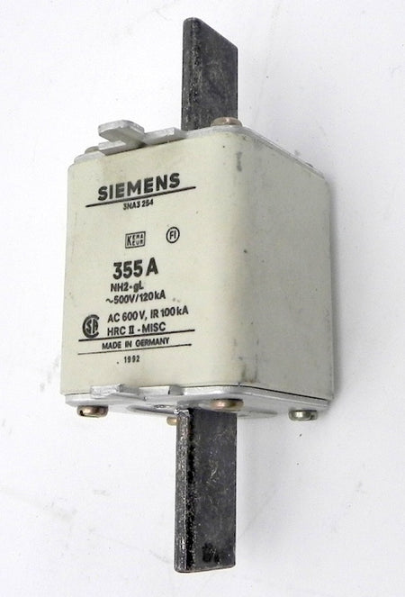 Siemens HRC II Fuse NH2-gL  355 A - Advance Operations