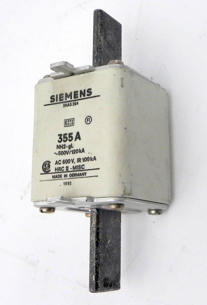 Siemens HRC II Fuse NH2-gL  355 A - Advance Operations