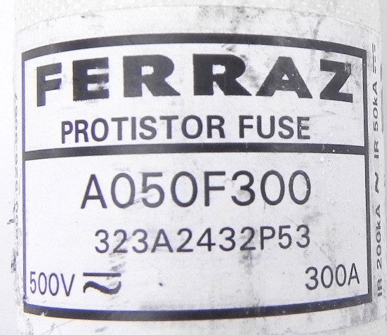 Ferraz Shawmut  Protistor Fuse A050F300 500V - Advance Operations